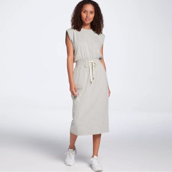 NWT CALIA by Carrie Underwood Extended Shoulder Midi Dress Small - Picture 1 of 8